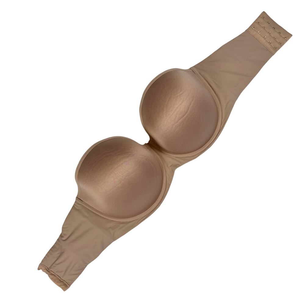 Thirdlove Women’s 38G 24/7 Classic Strapless Bra Underwire Molded Cups Mesh Nude